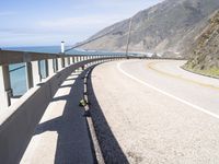 Big Sur Mountain Pass: Highway Curve Through Majestic Mountains