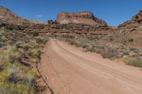 Blue Notch Road in Utah Desert 002