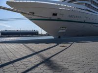 Boat Docked in Bremen Harbor, Germany