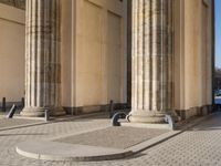Brandenburg Gate in Berlin: A Clear Sky View