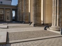 Brandenburg Gate in Berlin: A Clear Sky View