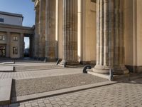Brandenburg Gate in Berlin: A Clear Sky View