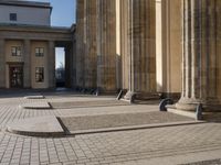 Brandenburg Gate in Berlin: A Clear Sky View