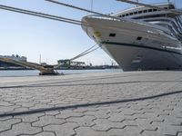 Bremen Harbor: Clear Sky with Boats and Piers