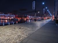 Bremen, Germany: A Night View of City Lights