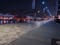 Bremen, Germany: A Night View of City Lights