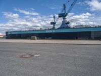 Bremen Harbor on a Clear Sky Day