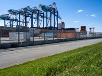 Bremen Harbor: Industrial Pier and Container Port