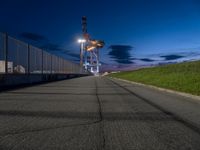 Bremen Port Industrial Area at Dawn 001