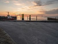 Bremerhafen Coastal Landscape at Dawn