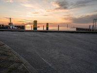 Bremerhafen Coastal Landscape at Dawn