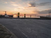 Bremerhafen Coastal Landscape at Dawn