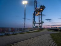 Bremerhafen at Dawn: Skyline of Germany's Coastal City