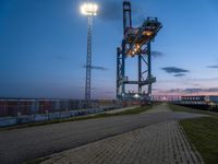 Bremerhafen at Dawn: Skyline of Germany's Coastal City