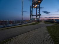 Bremerhafen at Dawn: Skyline of Germany's Coastal City