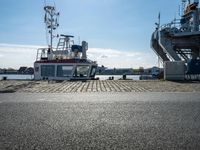 Bremerhaven, Germany: Cobblestone Road Waterfront