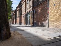 A Charming Brick Alleyway in the Heart of Berlin