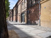 A Charming Brick Alleyway in the Heart of Berlin