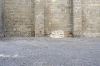 Brick Building in Spain: A Daytime View