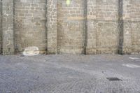 Brick Building in Spain: A Daytime View