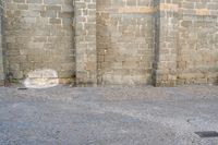 Brick Building in Spain: A Daytime View