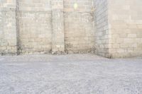 Brick Building in Spain: A Daytime View