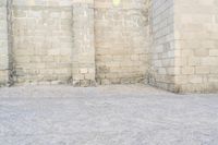 Brick Building in Spain: A Daytime View