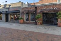 Brick Buildings in the City: Asphalt Roads and Urban Charm