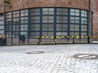 A Brick Walled Courtyard in Germany's Hinterhof