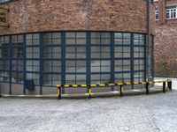 A Brick Walled Courtyard in Germany's Hinterhof