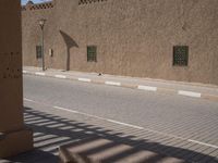 Brickwork and Wood Architecture in Marocco Village