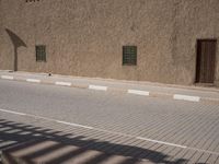 Brickwork and Wood Architecture in Marocco Village