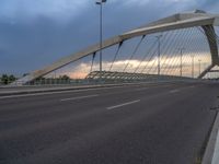 Bridge and City Life in Zaragoza, Spain