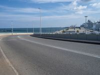 Bridge in Spain: Leading to a Bustling Harbor in Barcelona