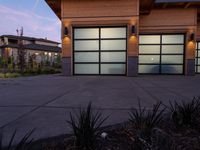 Building in Grassy Landscape with Wood Facade 002