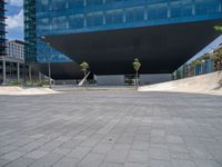 Barcelona's Business District: Offices, Pavers, and Plazas