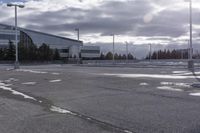 Business District in Canada under Grey Sky