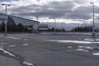 Business District in Canada Under Grey Sky 002