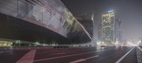 Business District in Dalian: Night Skyline and Urban Lights