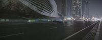 Business District in Dalian: Night Skyline and Urban Lights