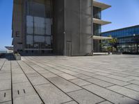 Business District in Lisbon: Under a Clear Sky