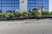 Business District in Toronto: A Glass Wall View