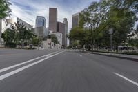 Busy City Life: Los Angeles Thoroughfare 001