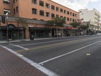 Busy City Street in Los Angeles, California, USA