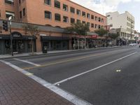 Busy City Street in Los Angeles, California, USA