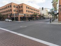 Busy City Street in Los Angeles, California, USA