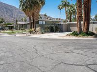 California Architecture: Clear Sky and Palm Trees