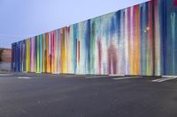 California Architecture: Modern Art Mural in Pasadena