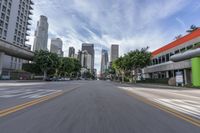 Exploring California: Asphalt Roads and Urban Buildings