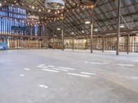 California Barn Interior: Light and Wood Floor